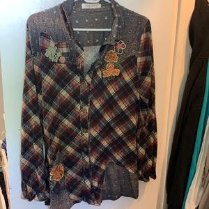 Cute button up flannel